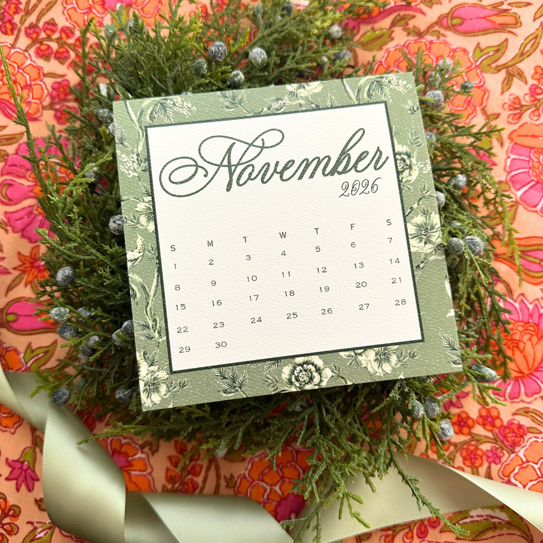 2026 A Year in Bloom Calendar