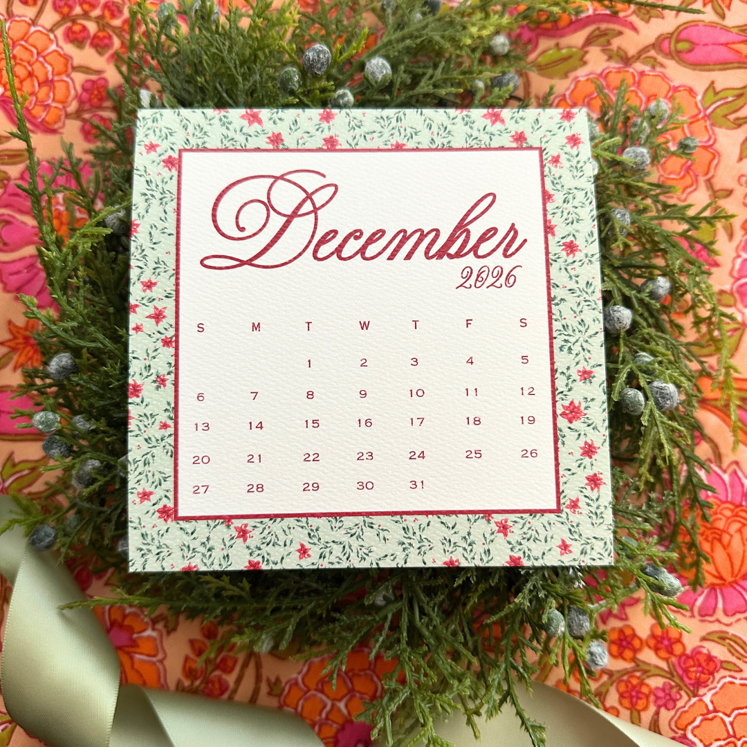 2026 A Year in Bloom Calendar