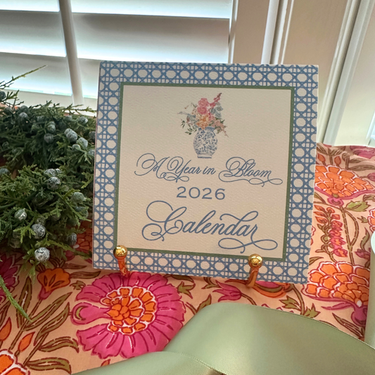 2026 A Year in Bloom Calendar
