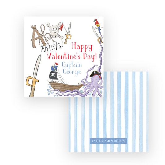 Ahoy Pirate Valentine