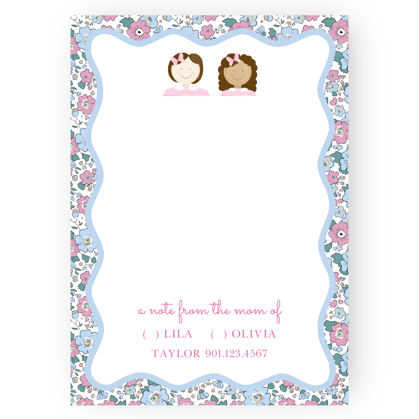 MOM Wavy School Notepad