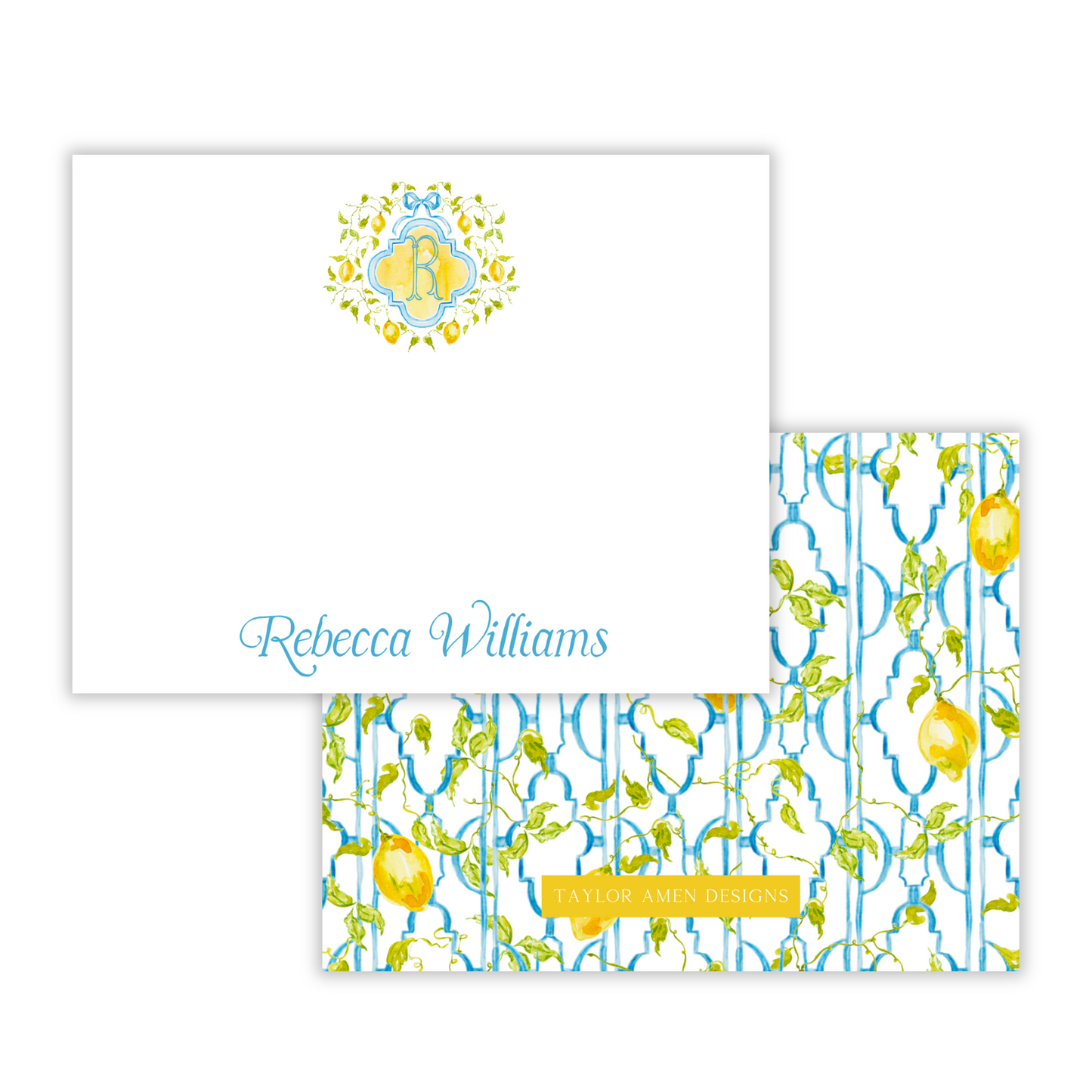 Tuscan Lemon Stationery