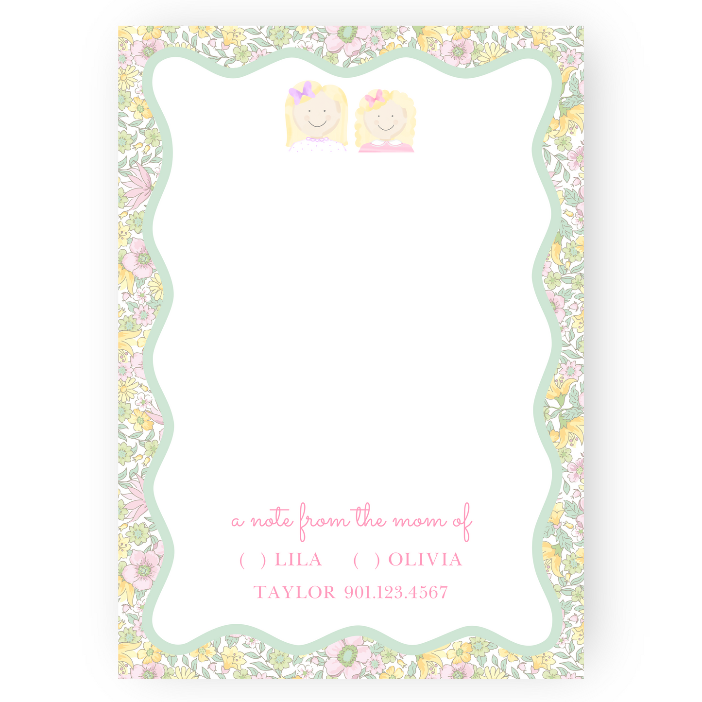 MOM Wavy School Notepad
