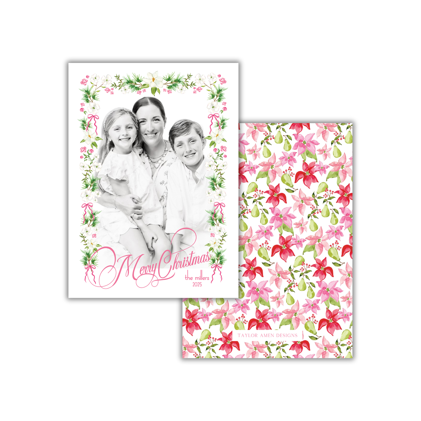 Blooms of the Season Christmas Card