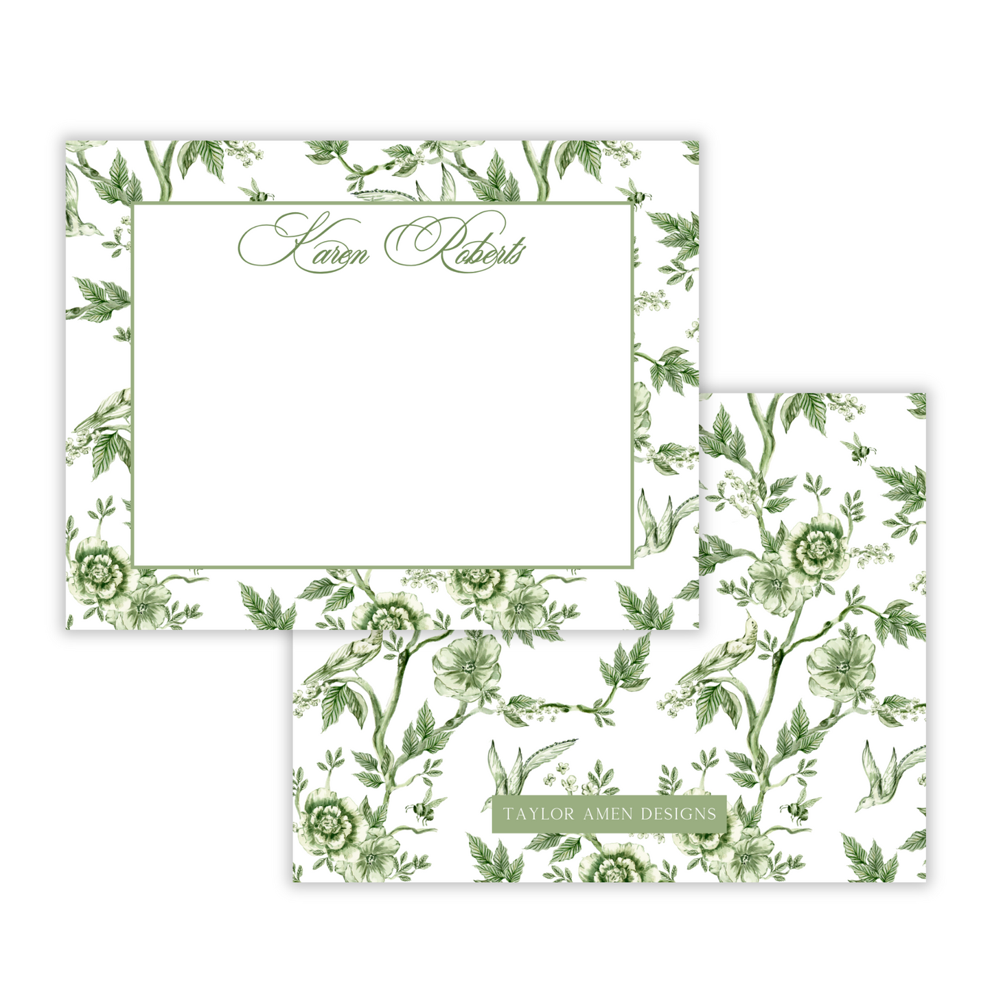 Southern Toile Stationery