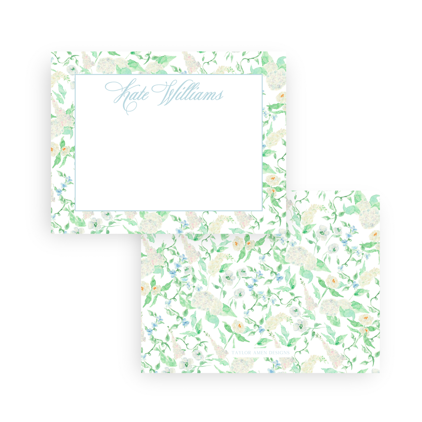 Traditional Hydrangeas Stationery