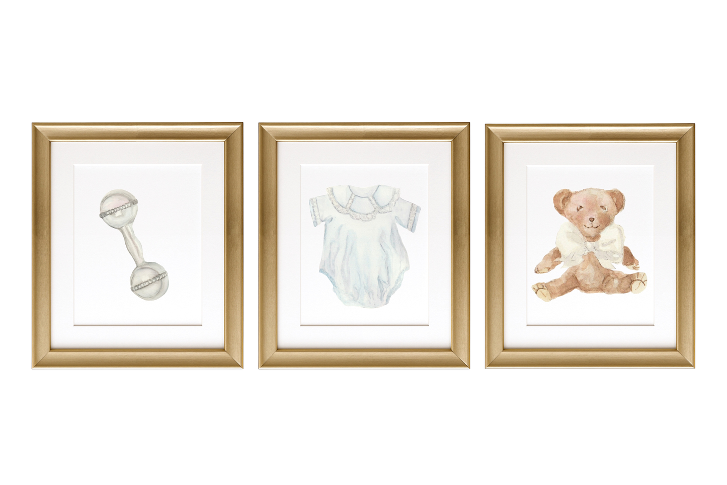Baby Heirloom Watercolor Prints