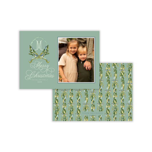 Holiday Laurel Christmas Card