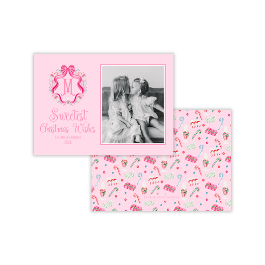 Sweet Christmas Wishes Christmas Card