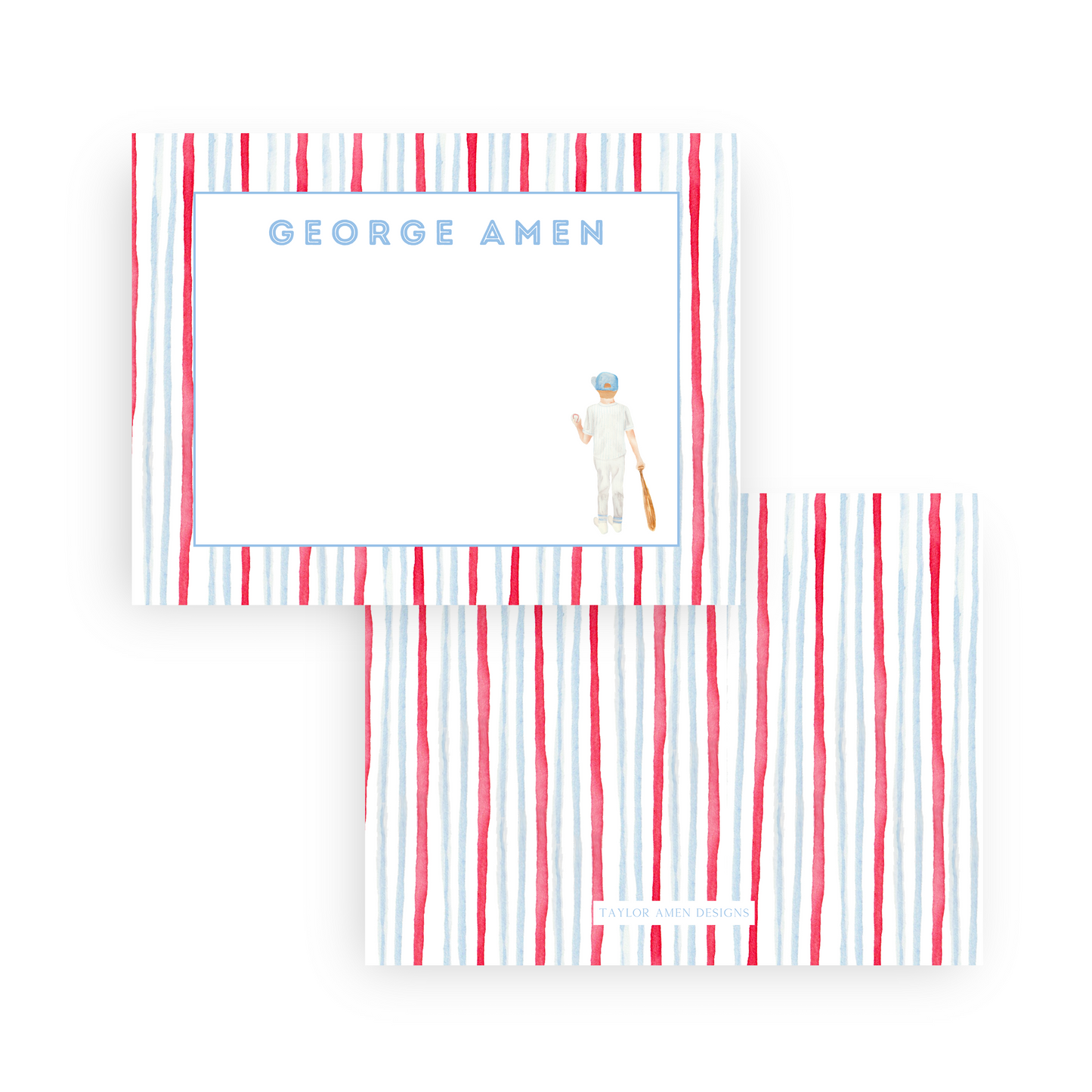 All-Star Baseball Stationery