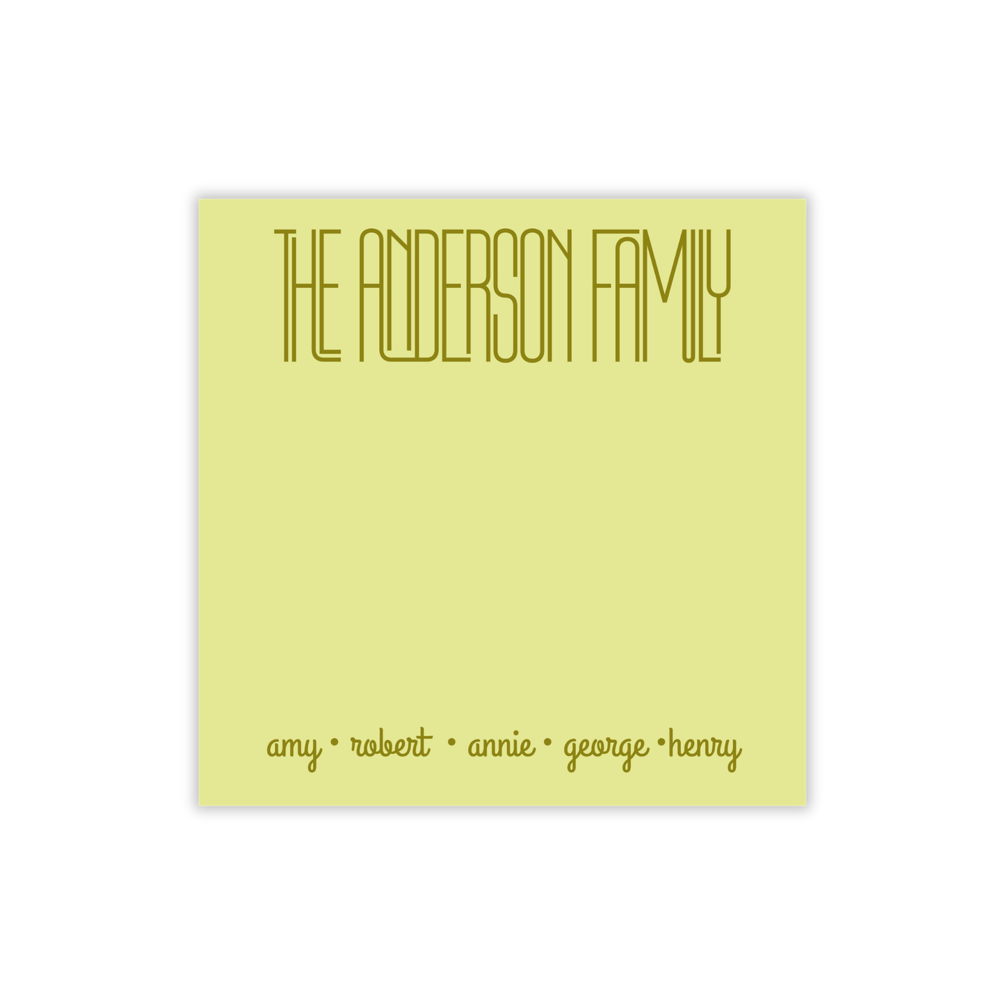 Manhattan Jumbo Notepad