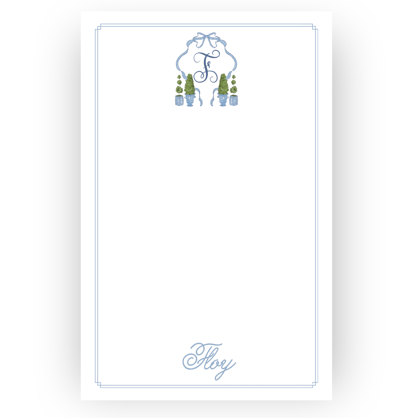 Boxwood Crest Notepad