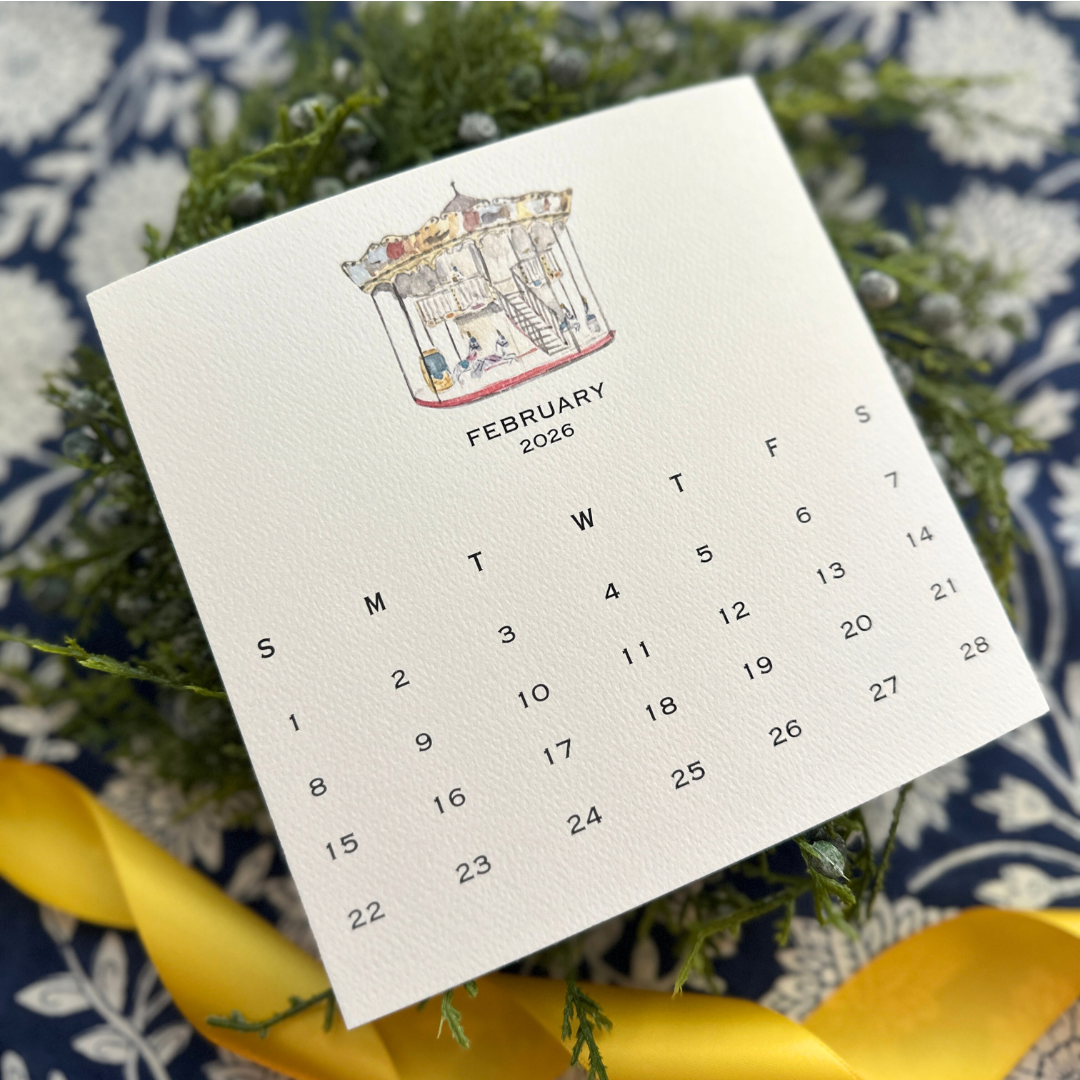 2026 Memphis Retro Calendar