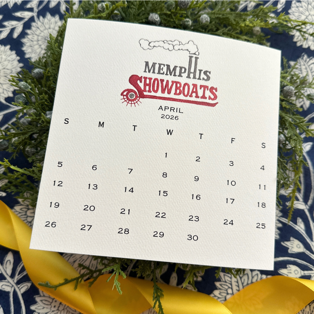 2026 Memphis Retro Calendar