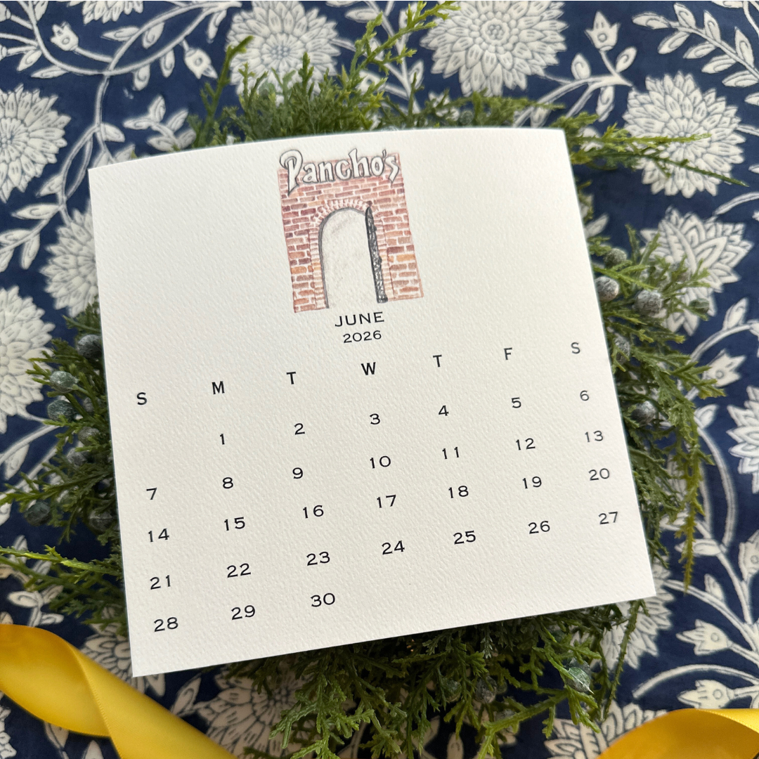 2026 Memphis Retro Calendar