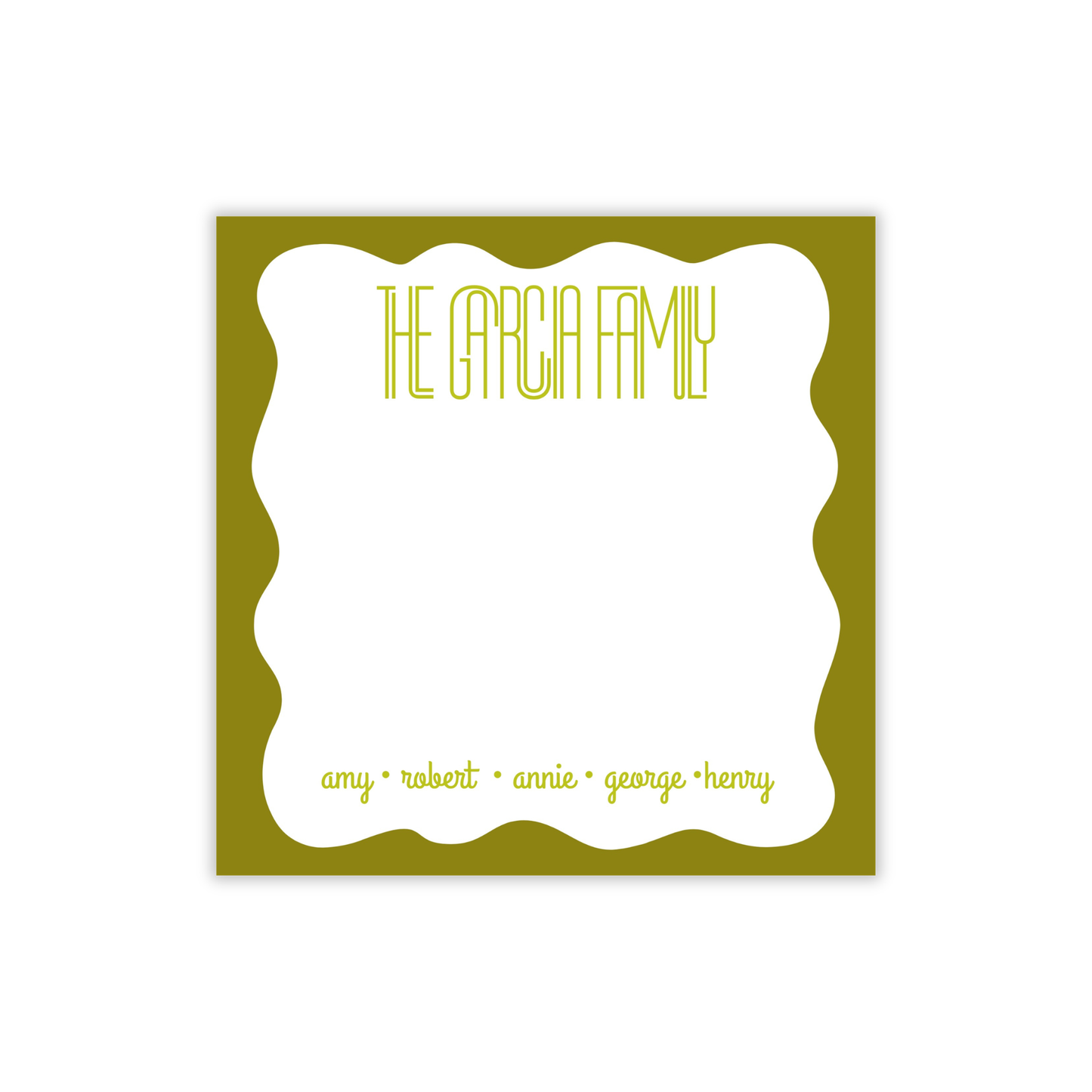 Manhattan Wavy Jumbo Notepad