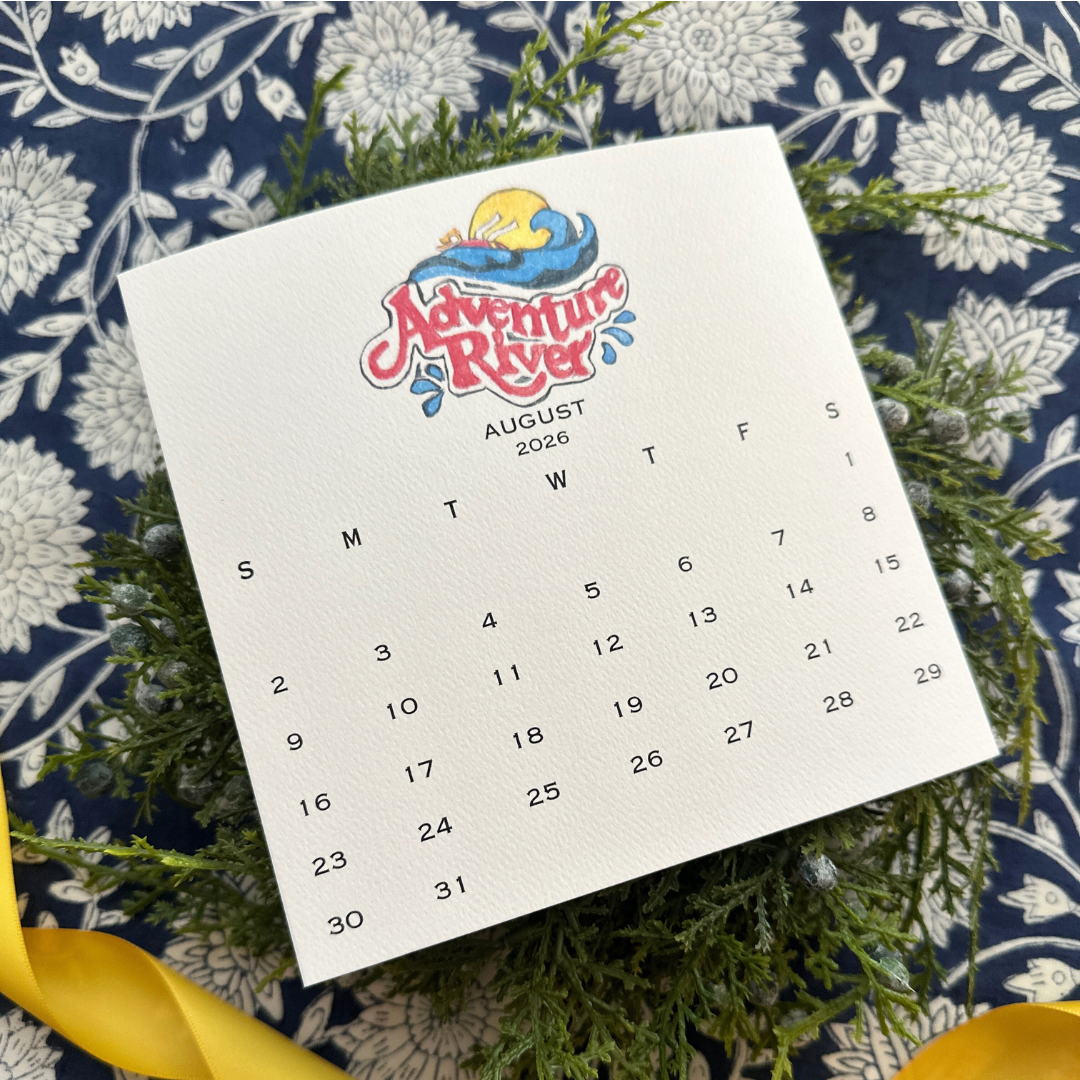 2026 Memphis Retro Calendar