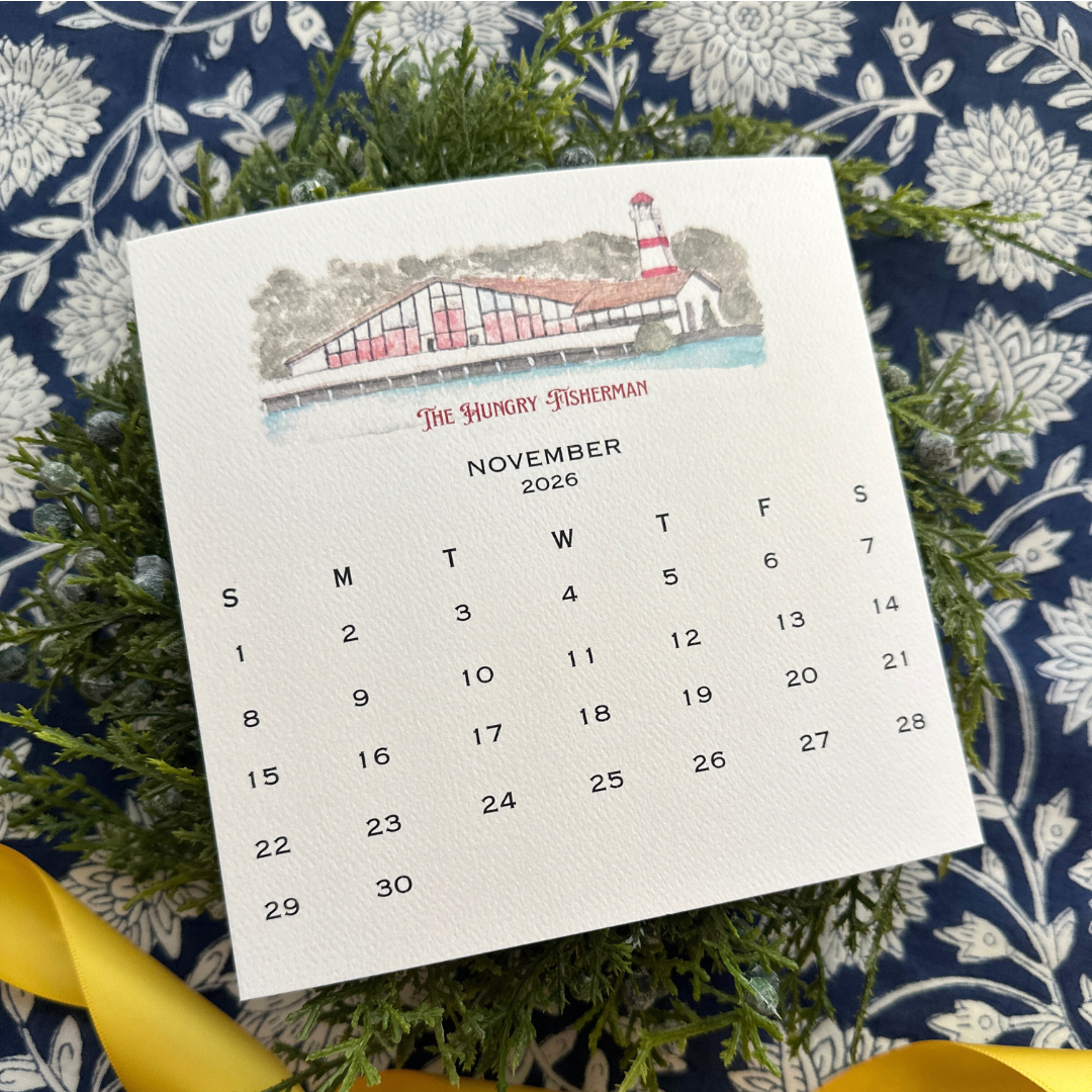 2026 Memphis Retro Calendar