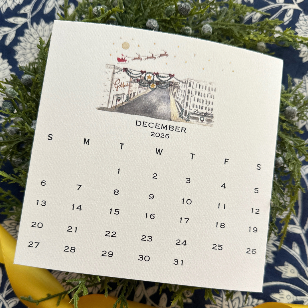 2026 Memphis Retro Calendar