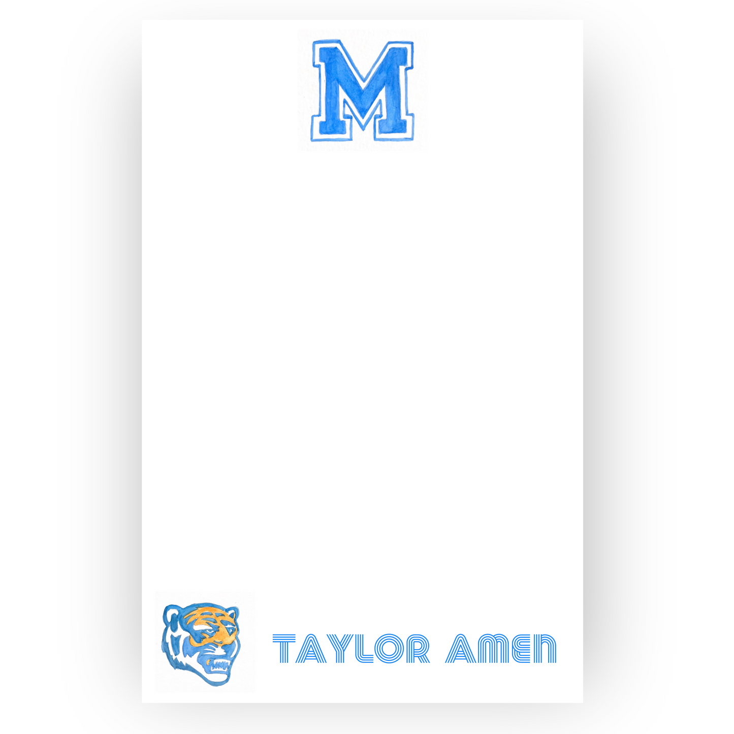 Retro Memphis State Notepad