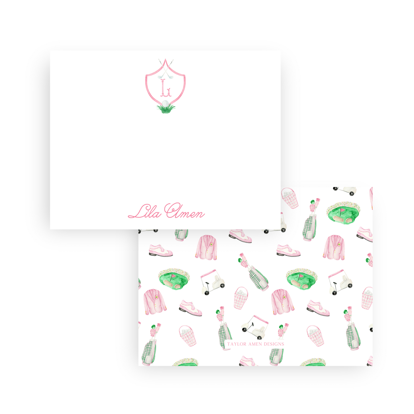 Gone Golfing Stationery