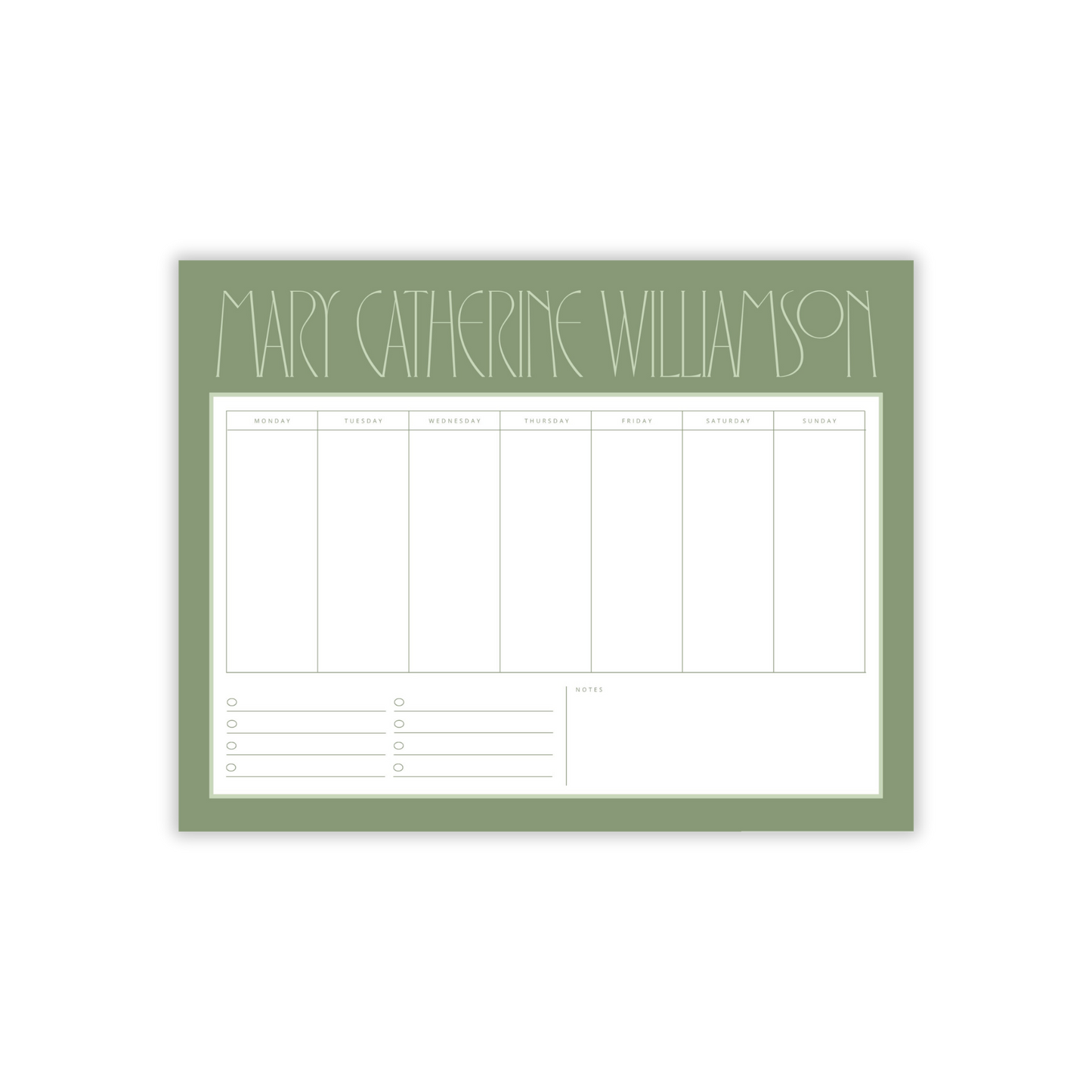 Colorway Weekly To-Do Large Notepad