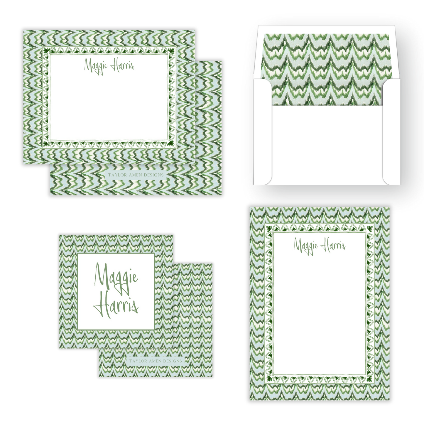 Classic Ikat Mother's Day Stationery Set
