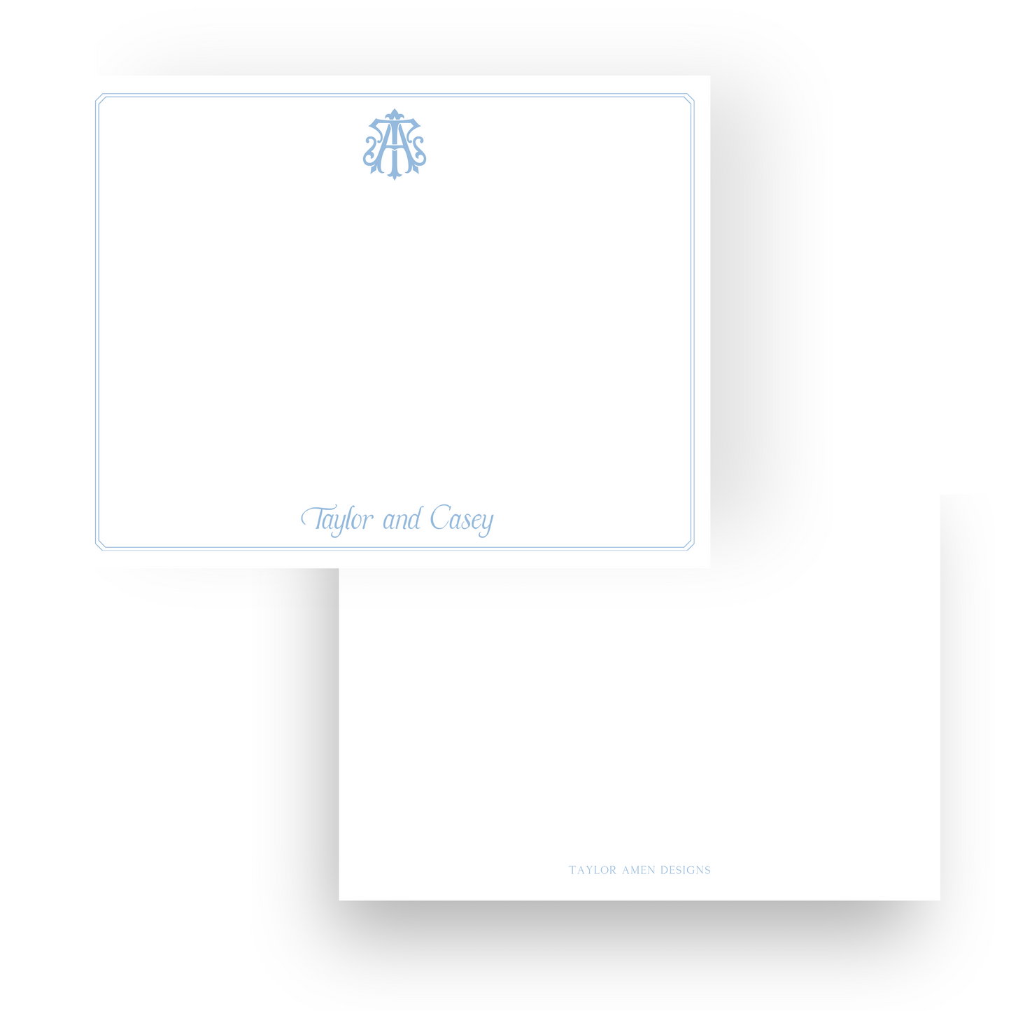 Double Monogram Stationery