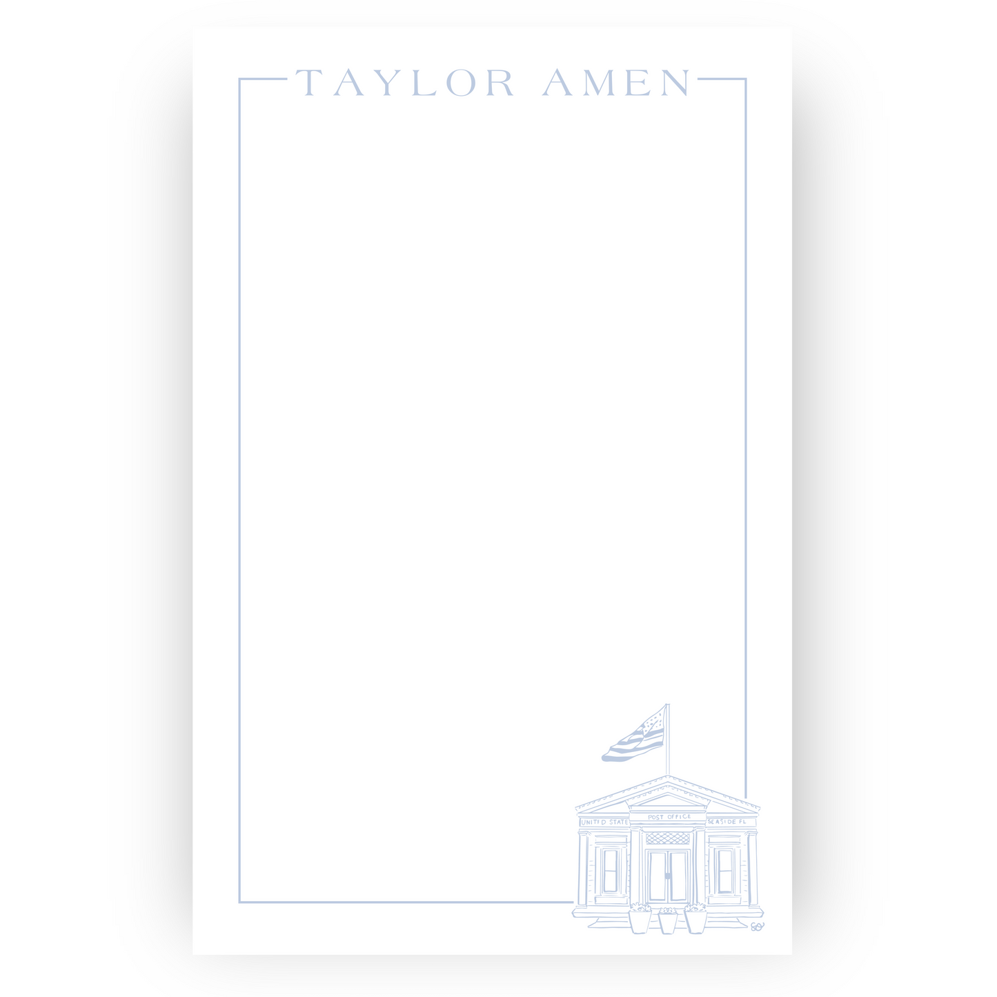 SEASIDE Post Office Notepad