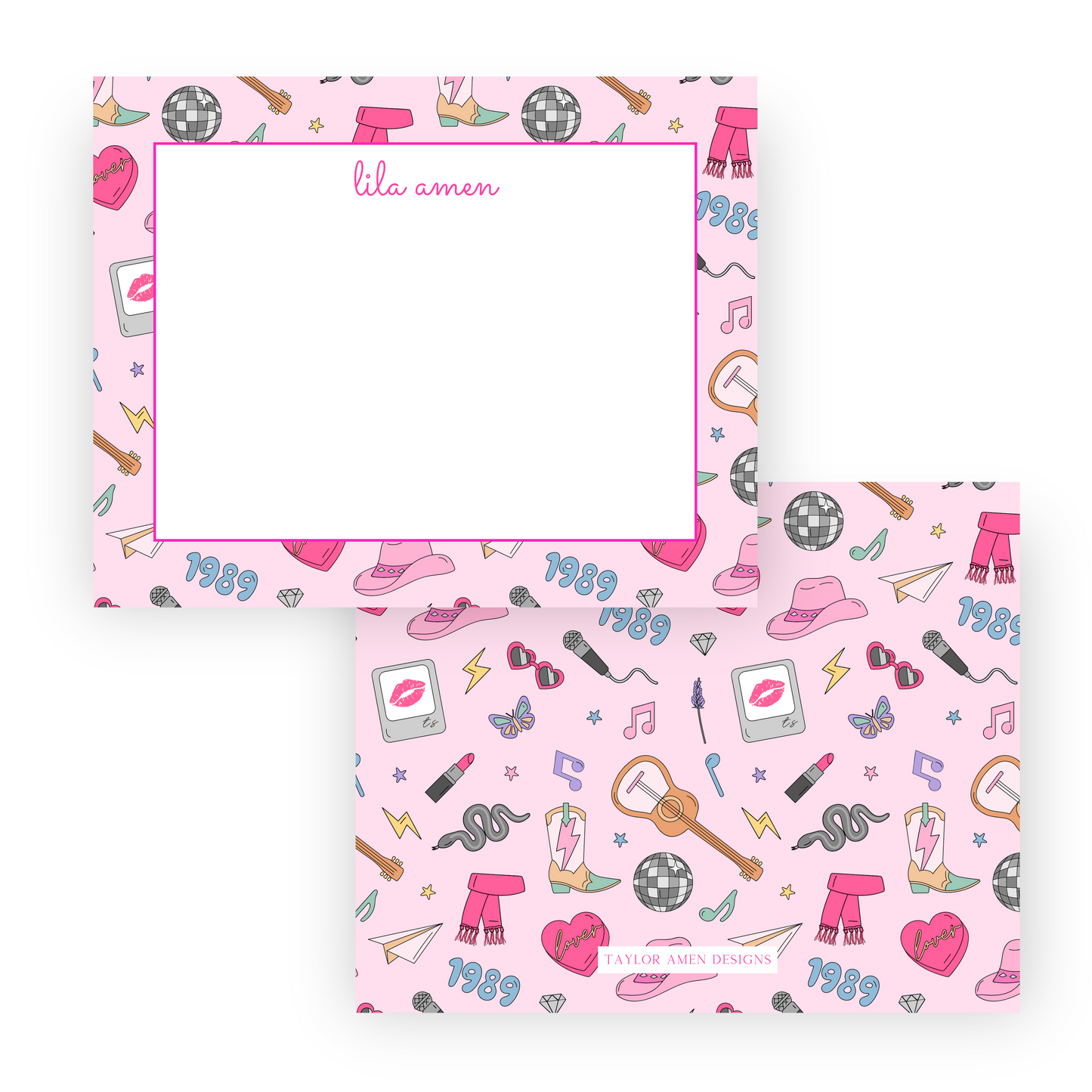 In my 'Thank you' Note Era Stationery