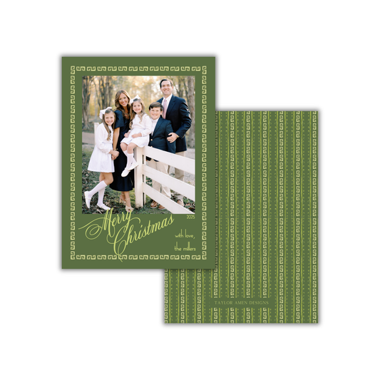 Modern and Merry Christmas Card