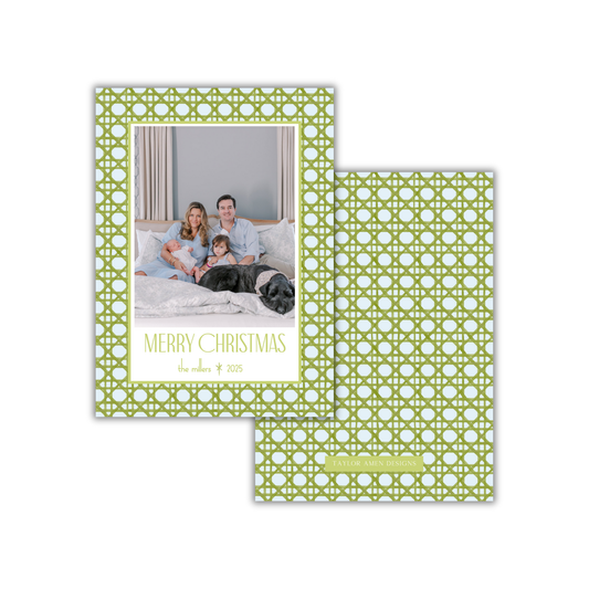 Colorway Cane Christmas Card