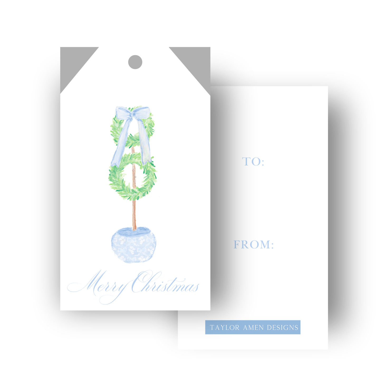 Blue and White Boxwood