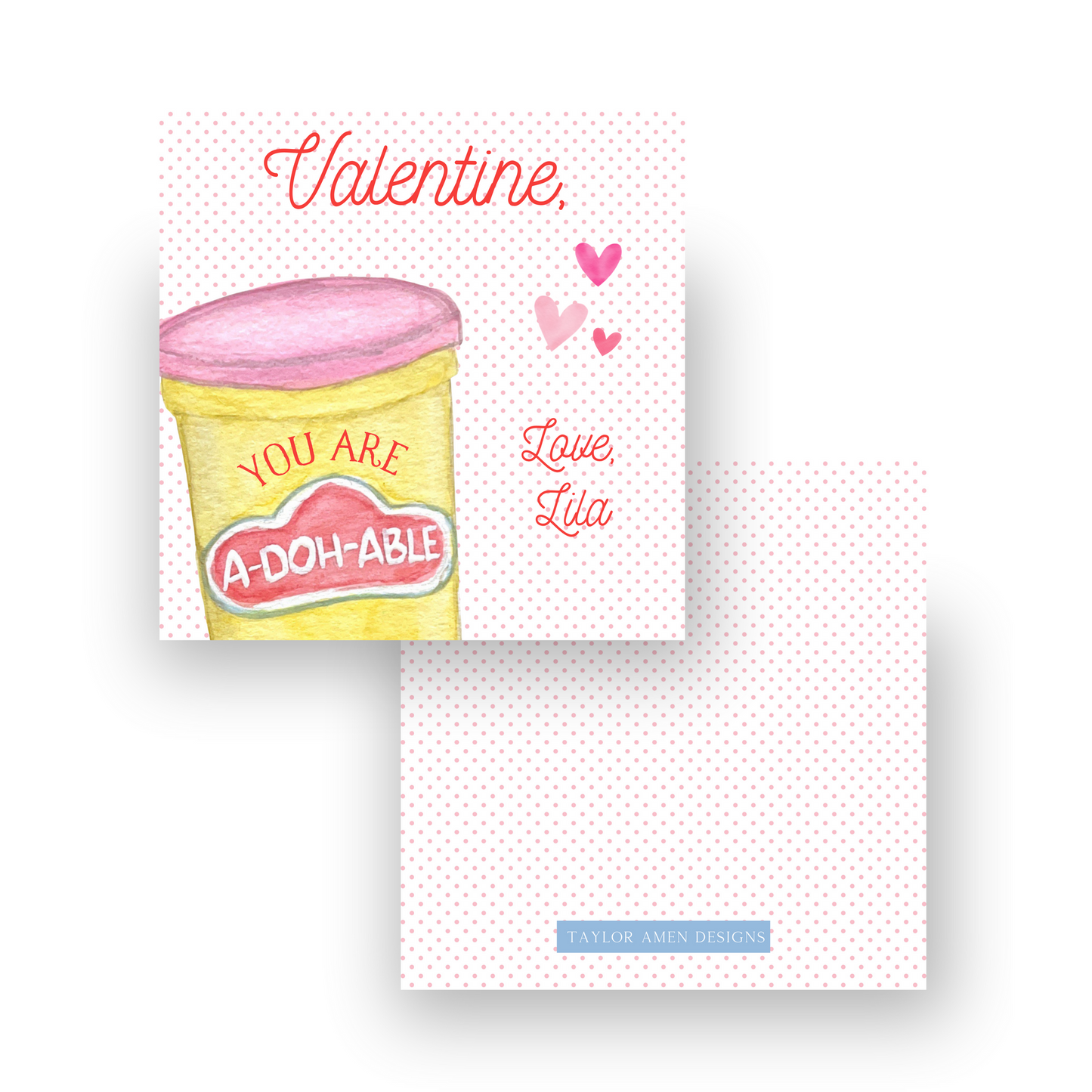 A-Doh-Able Valentine Pink