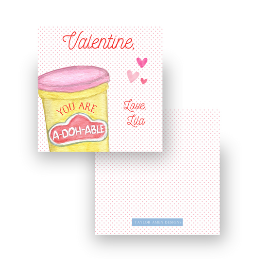 A-Doh-Able Valentine Pink