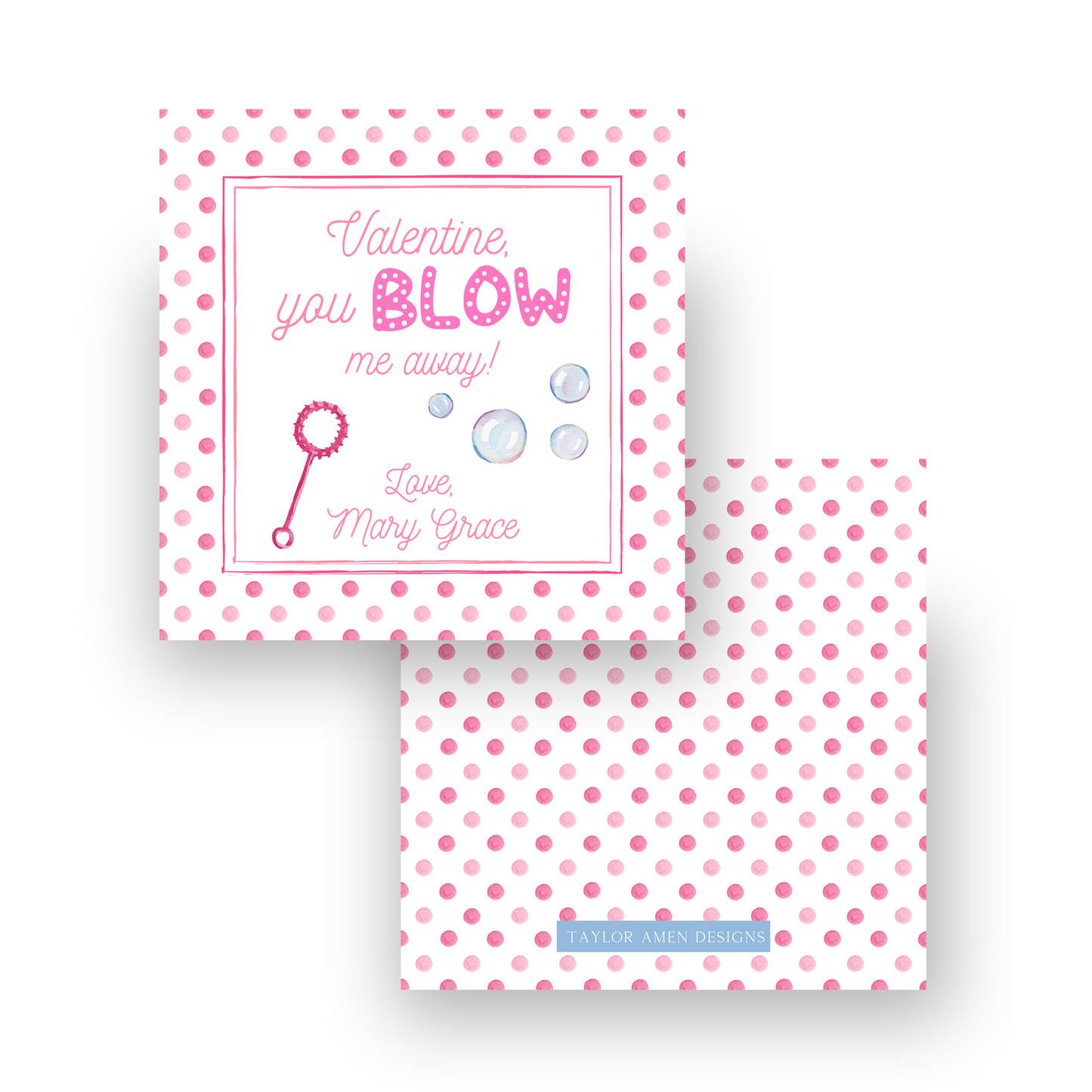 Blow Me Away Valentine Pink