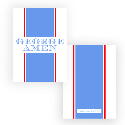 Preppy Luggage Tag