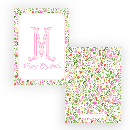 Multi Floral Luggage Tag
