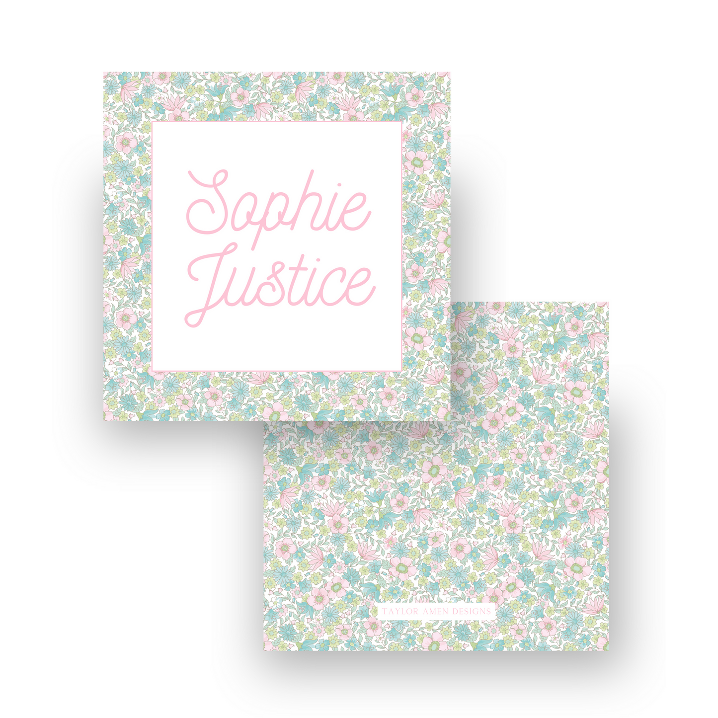Mult-colored Floral Enclosure