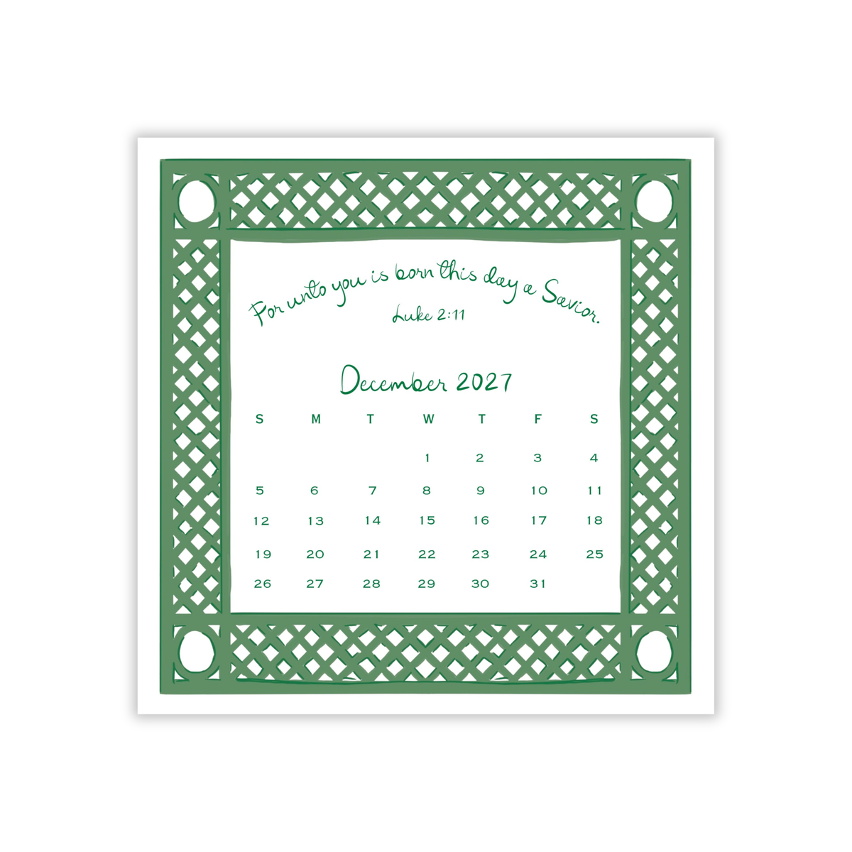 2027 His Promises Calendar