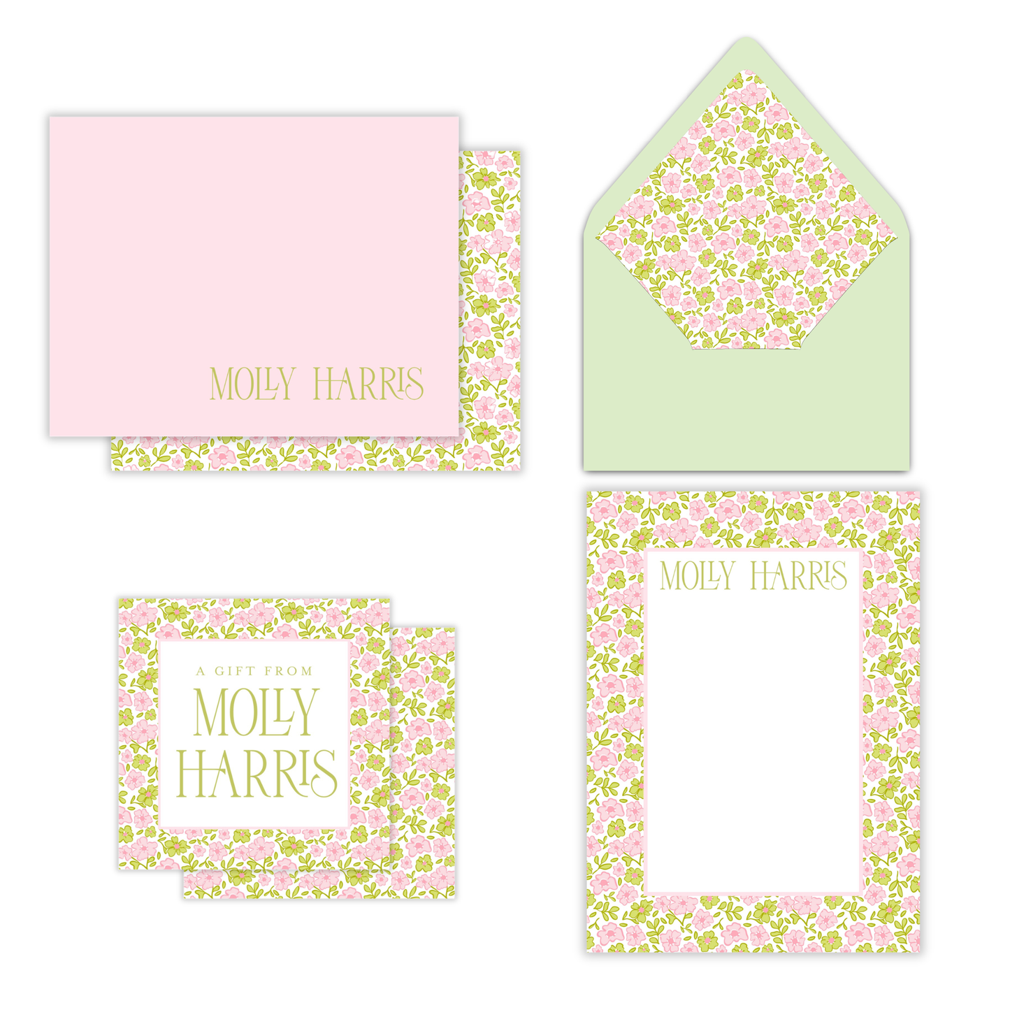 Sweet Pea Summer in Color Stationery Set