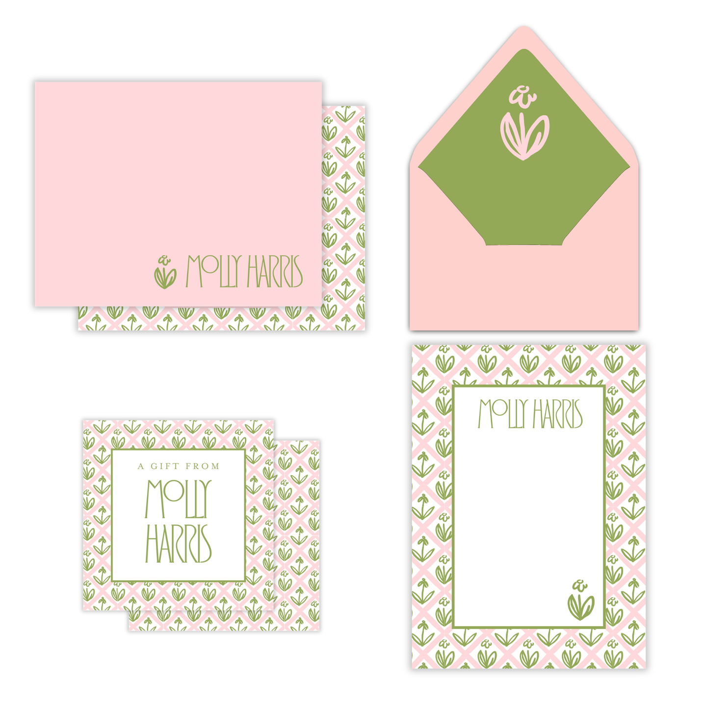 Tulip Grove Summer in Color Stationery Set
