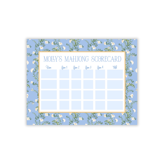 French Meadow Large Mahjong Scoring Notepad-Mother's Day