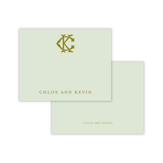 Interlocking Monogram Stationery