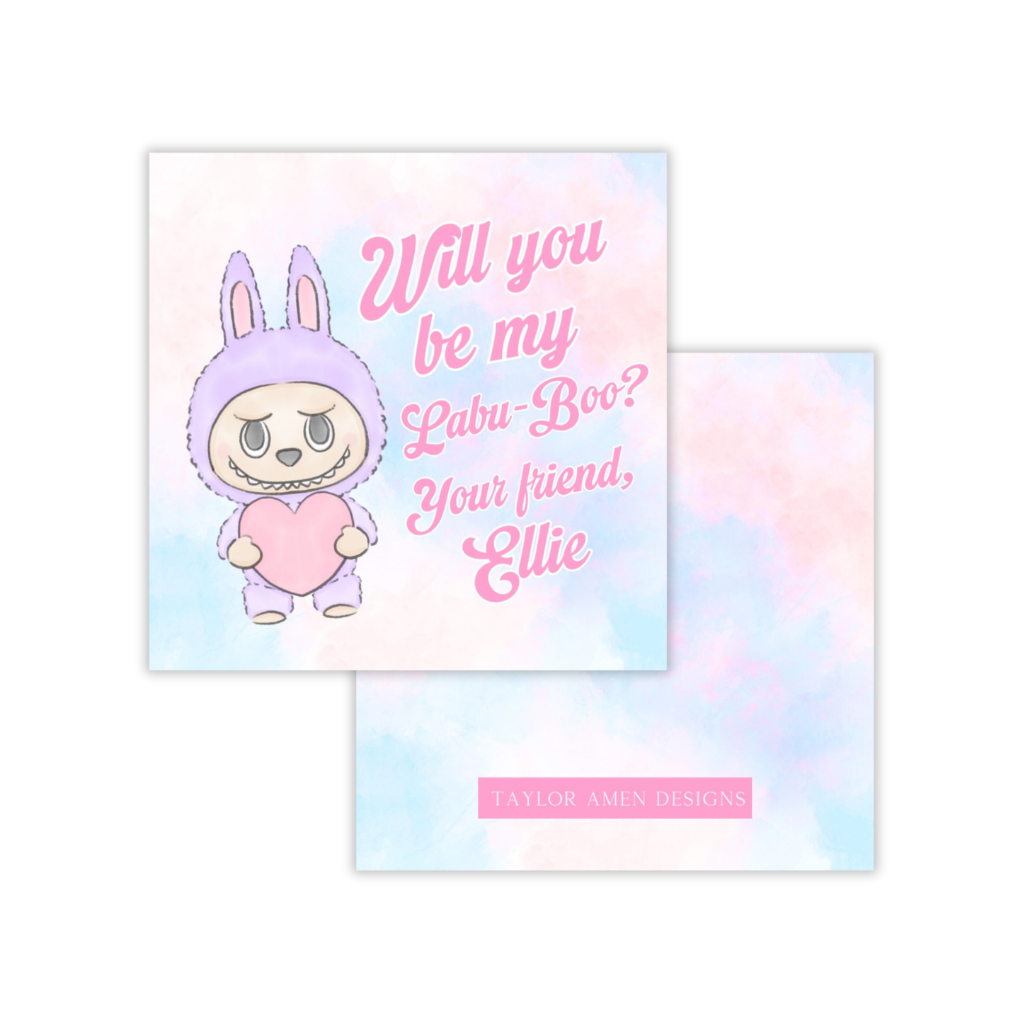Labu-Boo Valentine Tags