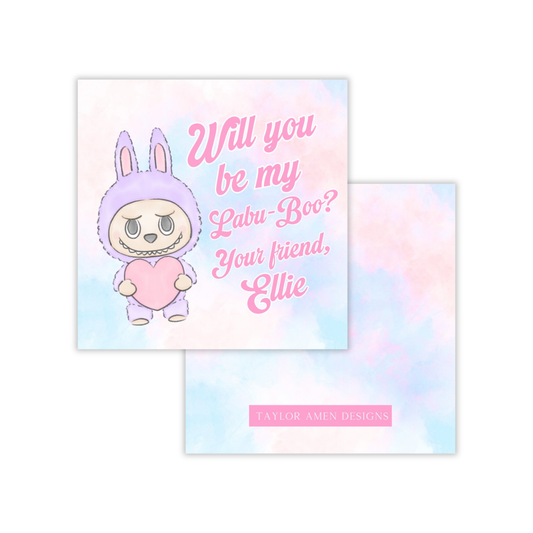 Labu-Boo Valentine Tags