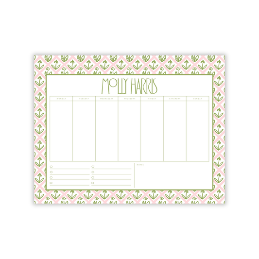 Tulip Grove Summer in Color Weekly to-do Jumbo Notepad