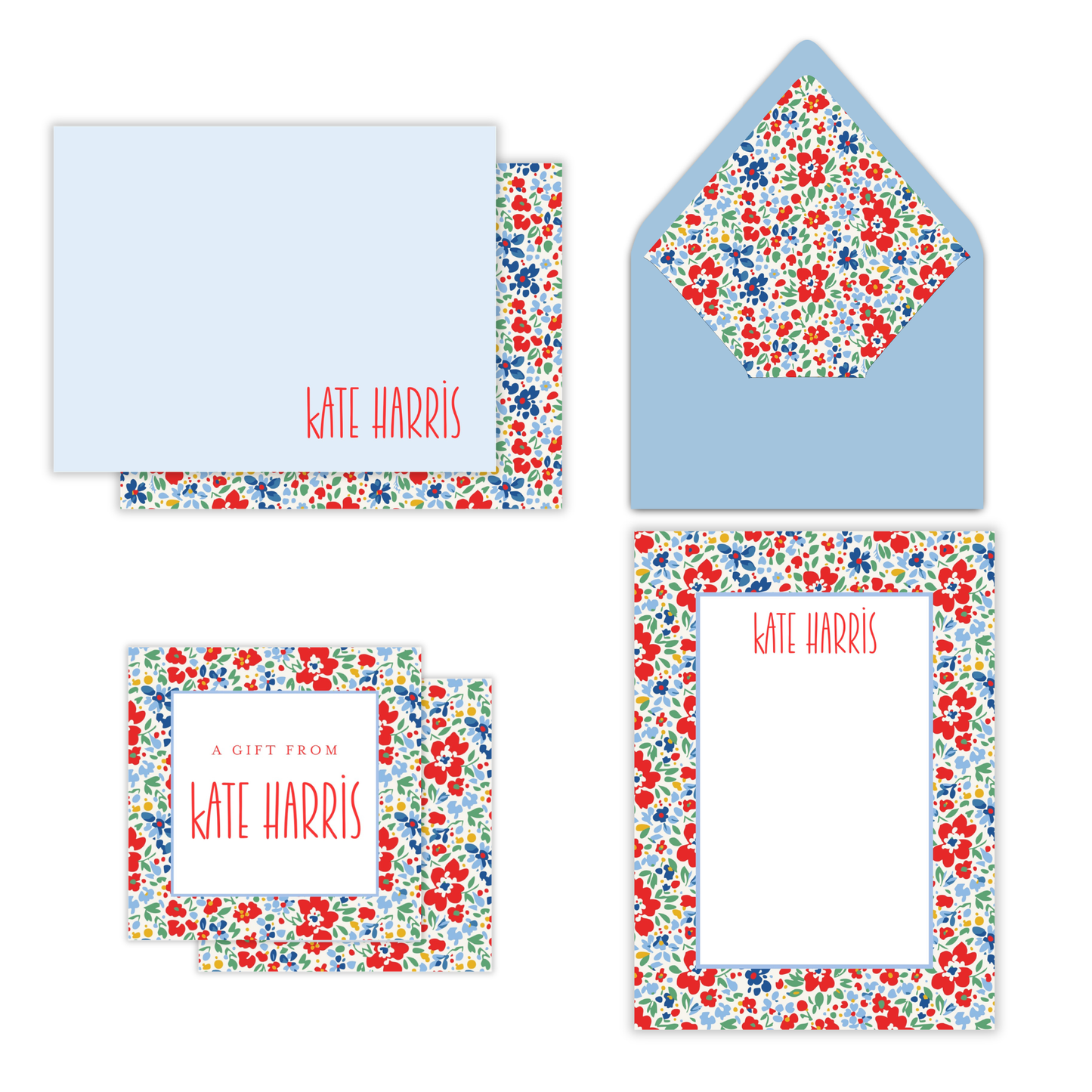 Liberty in Bloom Summer in Color Stationery Set