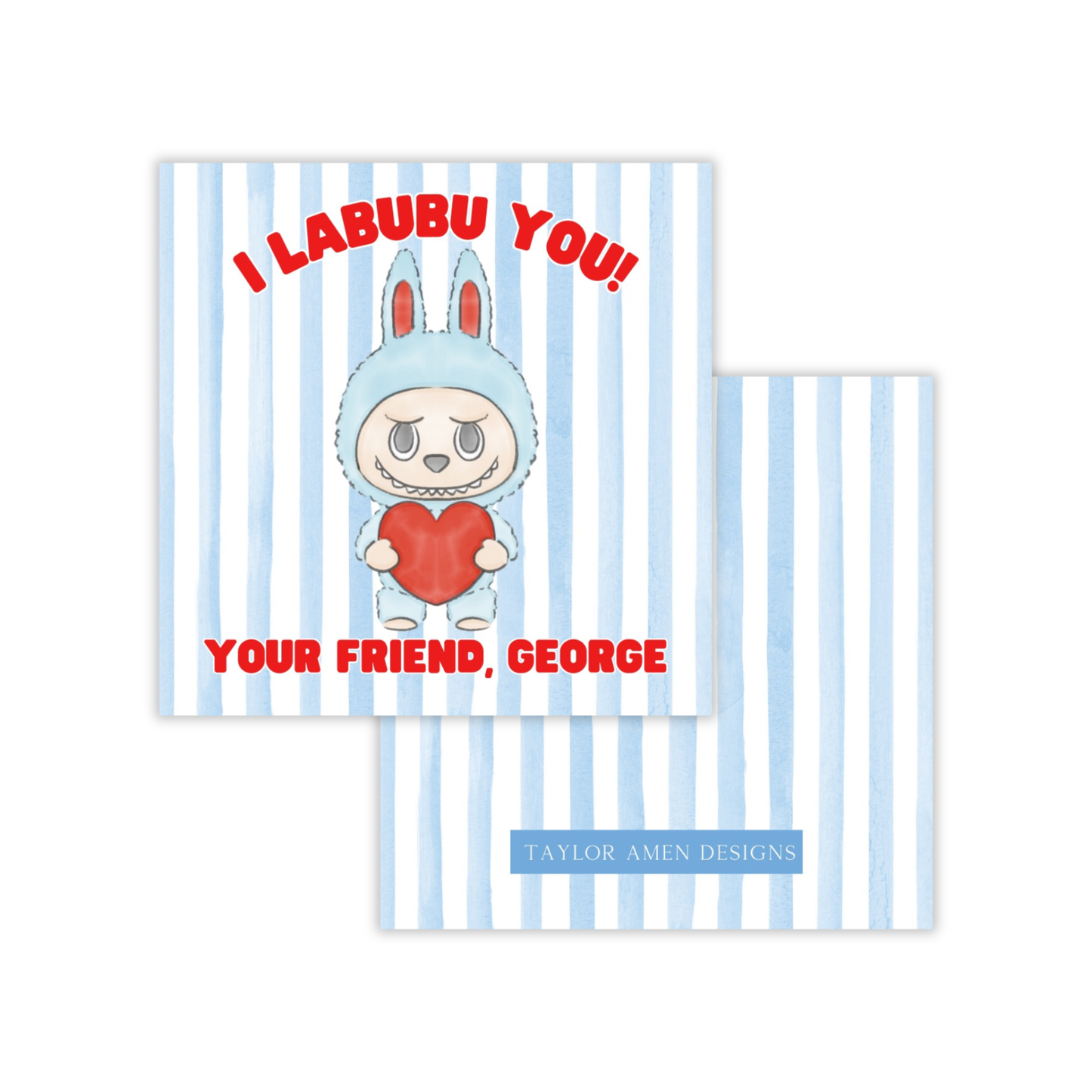 Labubu Valentine Tag