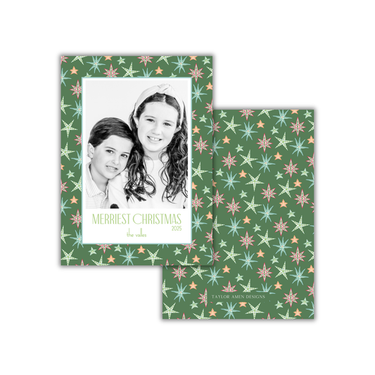 Under the Stars Christmas Card